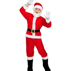 Funidelia Disfraz de Papá Noel Deluxe niño 10-12 años