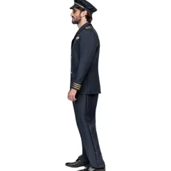 Funidelia Disfraz de piloto de aviones para hombre L* Halloween|Disfraces