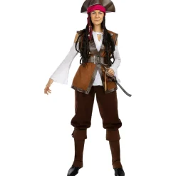 Funidelia Disfraz de pirata para mujer- Colección Caribe L* Disfraces|Halloween
