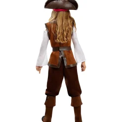 Funidelia Disfraz de pirata para niña - Colección Caribe 7-9 años