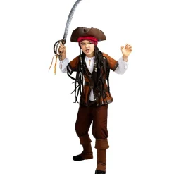 Funidelia Disfraz de pirata para niño - Colección Caribe 5-6 años* Halloween|Disfraces