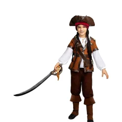 Funidelia Disfraz de pirata para niño - Colección Caribe 5-6 años* Halloween|Disfraces