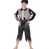 BIZAK Disfraz de pirata Skeleton para niño, color negro* Disfraces|Halloween