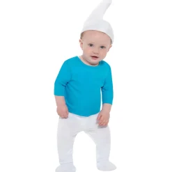 Funidelia Disfraz de Pitufo bebé 6–12 meses* Disfraces|Halloween