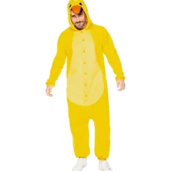 Funidelia Disfraz de pollito onesie para adulto L-XL* Halloween|Disfraces