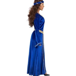 Funidelia Disfraz de princesa medieval azul para mujer XL* Disfraces|Halloween