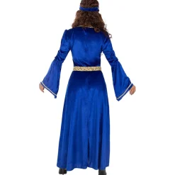 Funidelia Disfraz de princesa medieval azul para mujer L