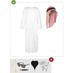 Funidelia Disfraz de árabe XXXL* Disfraces|Halloween