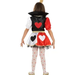 Funidelia Disfraz de Reina de corazones para niña 7-9 años* Halloween|Disfraces