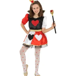 Funidelia Disfraz de Reina de corazones para niña 10-12 años