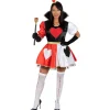 Funidelia Disfraz de Reina de corazones para mujer XXL* Disfraces|Halloween