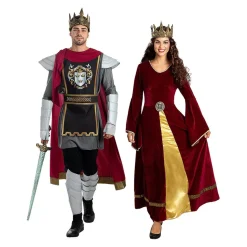 Funidelia Disfraz de rey Arturo Deluxe para hombre L* Disfraces|Halloween