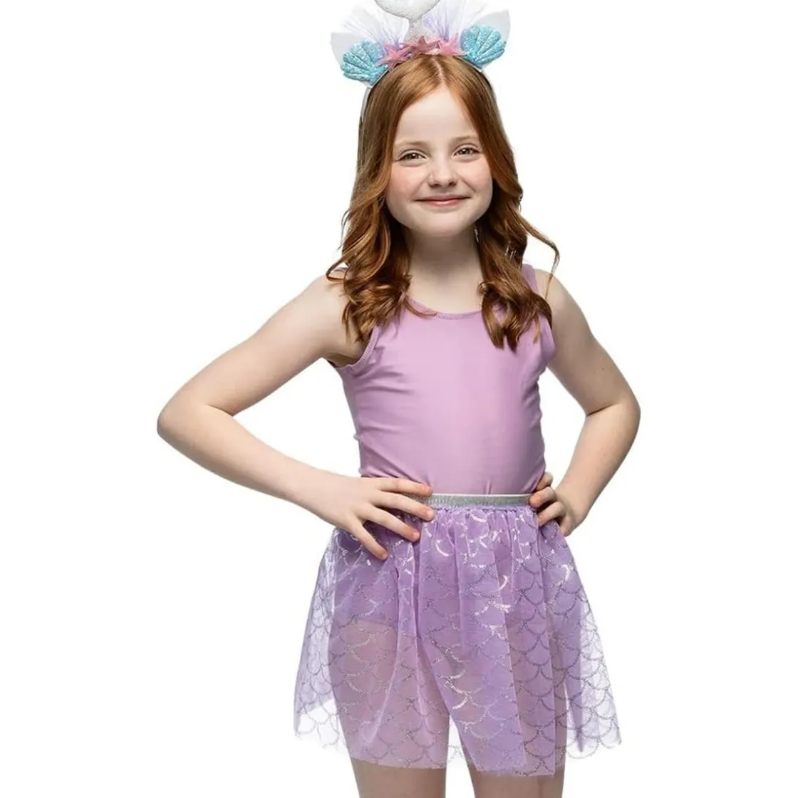 TOYS "R" US Disfraz de sirena con falda brillante y tiara ㅤ* Disfraces|Halloween