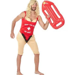 Funidelia Disfraz de socorrista para hombre M-L* Halloween|Disfraces