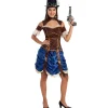 Funidelia Disfraz de Steampunk corto para mujer XL