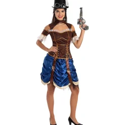 Funidelia Disfraz de Steampunk corto para mujer S