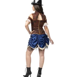 Funidelia Disfraz de Steampunk corto para mujer S