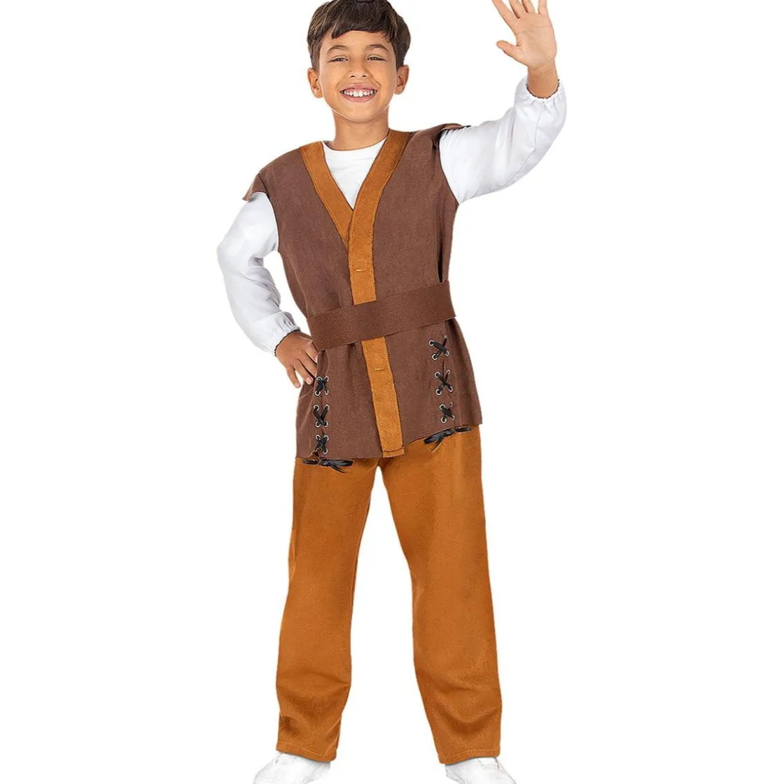 Funidelia Disfraz de tabernero medieval para niño 10-12 años* Halloween|Disfraces