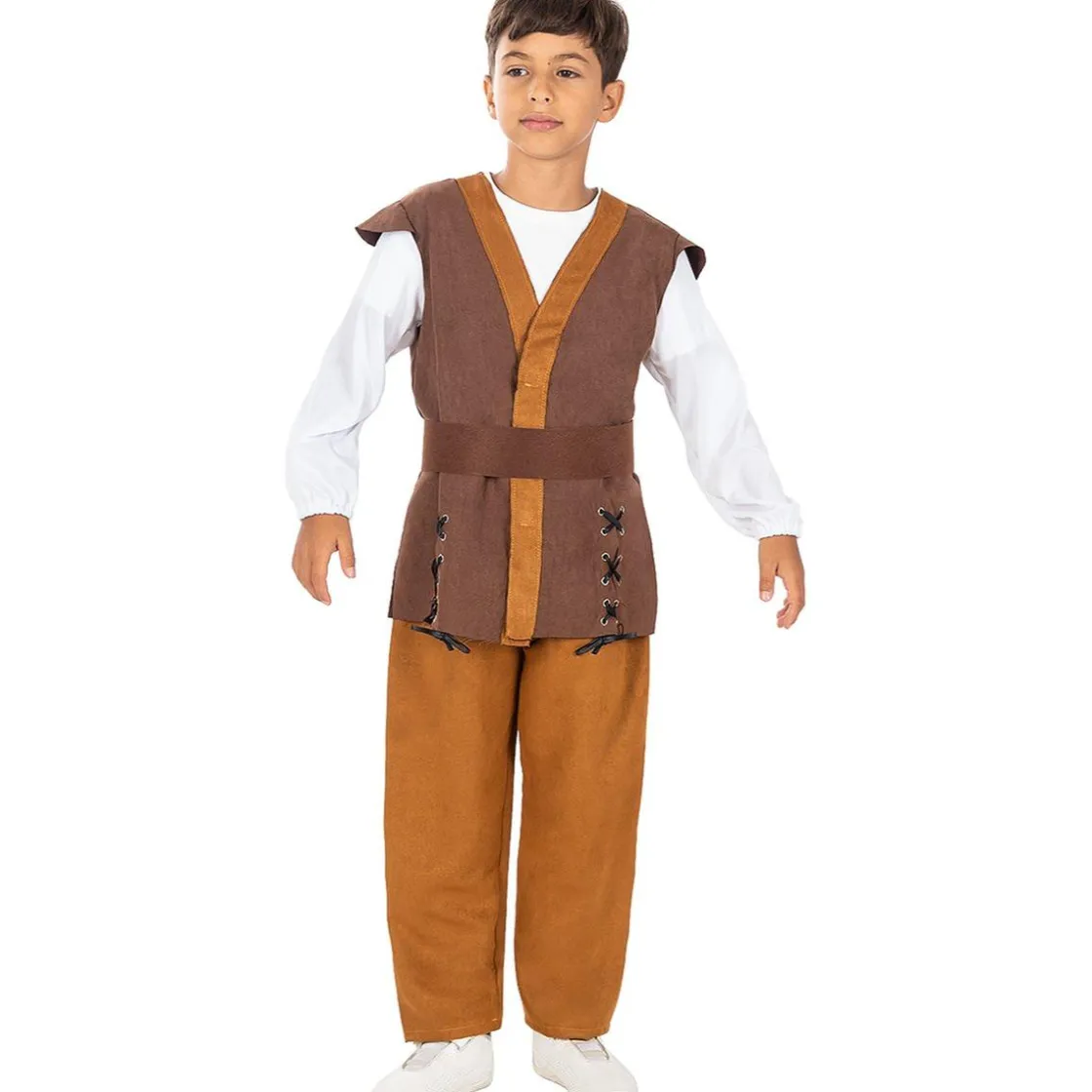 Funidelia Disfraz de tabernero medieval para niño 10-12 años* Halloween|Disfraces
