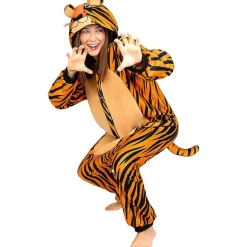 Funidelia Disfraz de tigre onesie para adulto S-M* Halloween|Disfraces