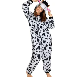 Funidelia Disfraz de vaca onesie para adulto S-M