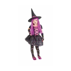 RUBIE'S Disfraz infantil - Bruja moonlight rosa 8-10 años* Disfraces|Halloween