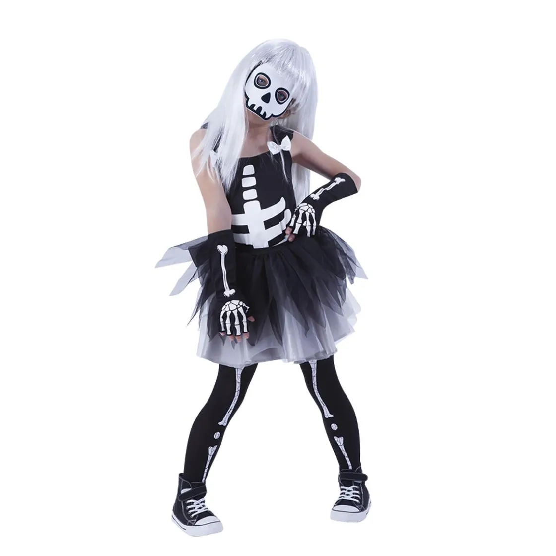 RUBIE'S Disfraz Infantil - Esquelita Tutuween 8-10 años* Disfraces|Halloween