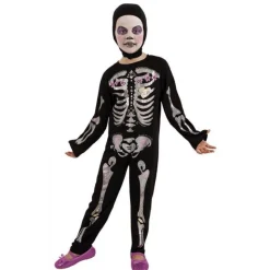 RUBIE'S Disfraz infantil - Esquelita purpurinita 8-10 años* Disfraces|Halloween