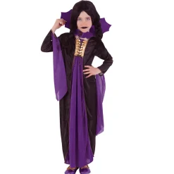 RUBIE'S Disfraz Infantil - Vampiresa Gótica Lila 8-10 años* Disfraces|Halloween