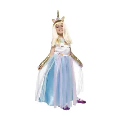 BIZAK Disfraz infantil de Princesa Unicornio 5-7 años