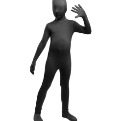 Funidelia Disfraz segunda piel negro para niños 5-6 años* Halloween|Disfraces