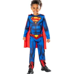 RUBIE'S Disfraz Superman sostenible con capa 9-10 años (134-140 cm)ㅤ* Disfraces|Halloween