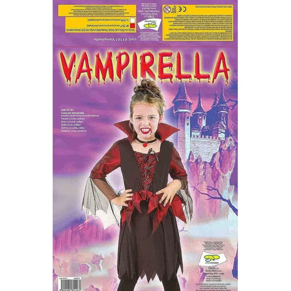 RAVENSBURGER IBÉRICA Disfraz tipo vampiro para niña