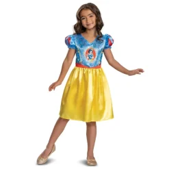 PRINCESAS DISNEY Disney - Disfraz infantil de Blancanieves 7-8 años* Disfraces|Halloween