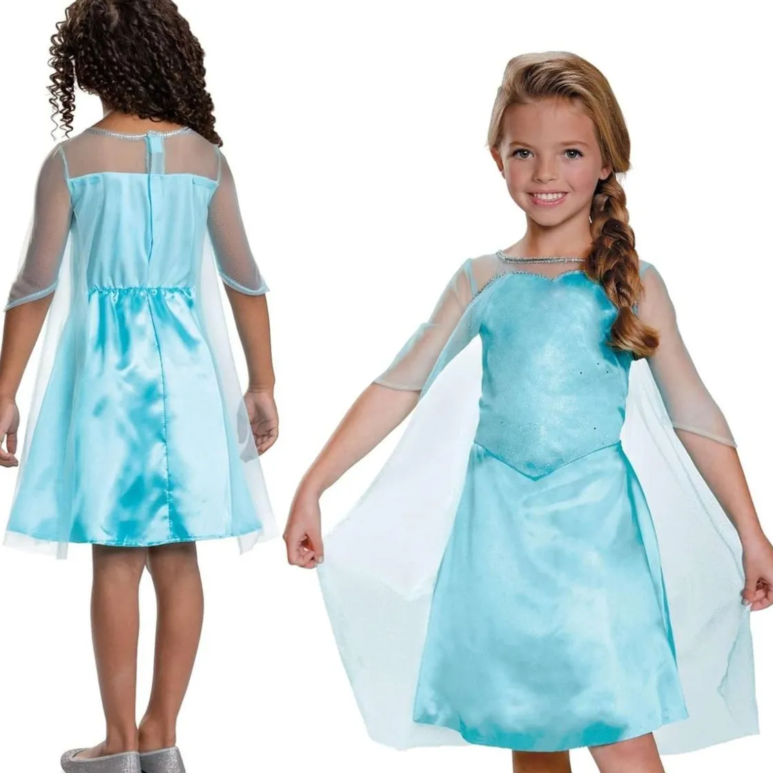 PRINCESAS DISNEY Disney - Frozen - Disfraz de Carnaval Reina de Hielo para niños M* Disfraces|Halloween
