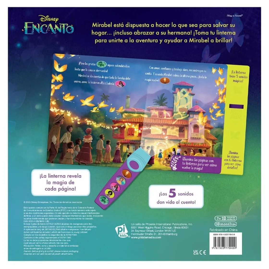 PIL PUBLICATIONS IBERIA Disney - Hora de brillar: libro con linterna Encanto ㅤ