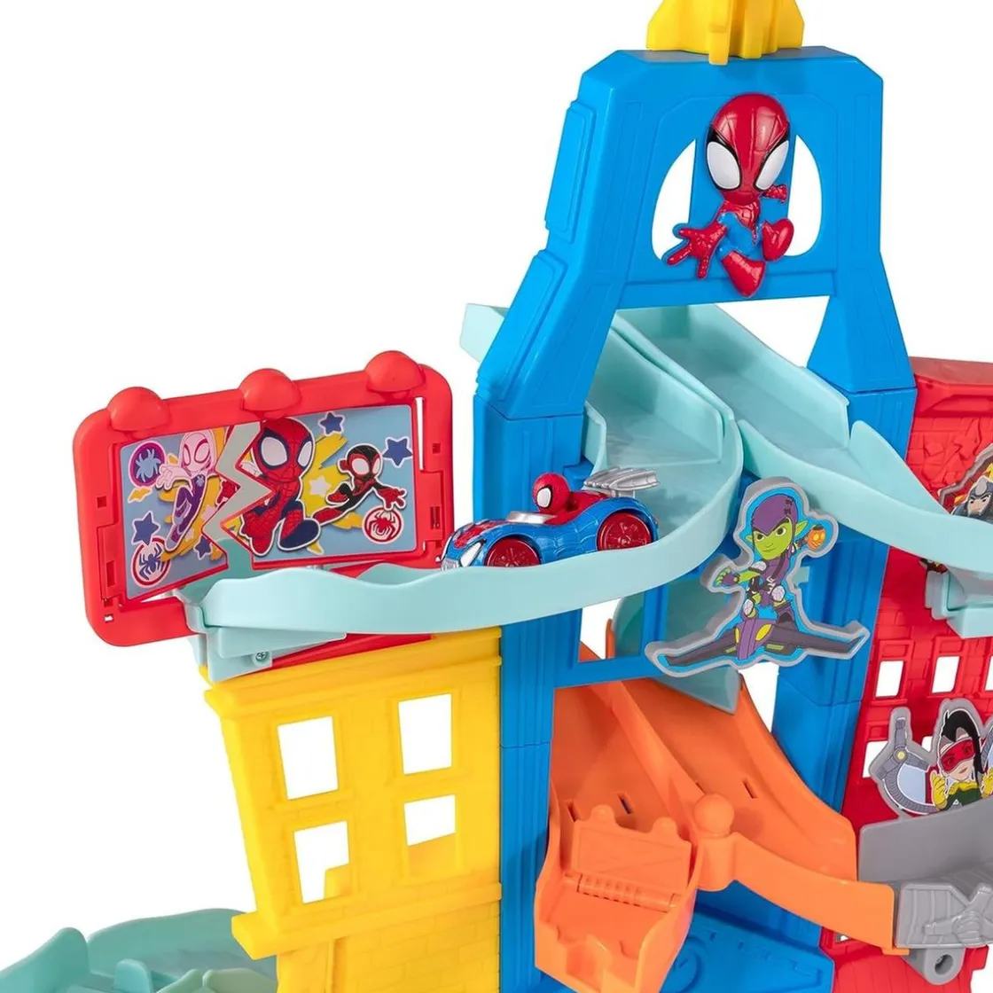 TOY PARTNER Disney - Juego de carril de ciudad para vehículo de metal* Coleccionables Y Mini Mundos