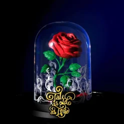 ABYSSE CORP Disney - La Bella y la Bestia - Figura decorativa Rosa Encantada estilo Disney 15 cm ㅤ* Friki Zone