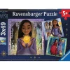 RAVENSBURGER IBÉRICA Disney - Puzzle de colección Disney Wish, 3x49 piezas ㅤ* Juegos Y Puzzles