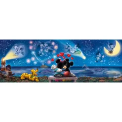 CLEMENTONI Disney - Puzzle panorama Mickey y Minnie - 1000 piezas* Juegos Y Puzzles