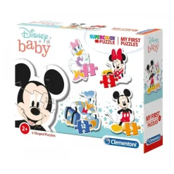 CLEMENTONI Disney baby - 4 puzzles progresivos 3,6,9 y 12 piezas