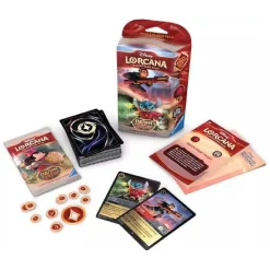 RAVENSBURGER IBÉRICA Disney Lorcana Reign of Jafar - Mazo de inicio Rubí / Acero (inglés)* Juegos Y Puzzles|Friki Zone