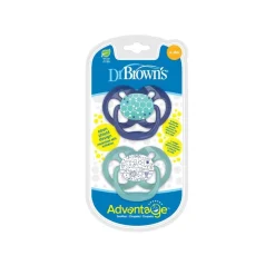 DR. BROWN'S - 2 Chupetes Advantage Reversible T2 6-18M* Biberones Y Chupetes·Chupetes