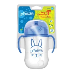 DR BROWN´S Dr. Brown´s - Mi primer vaso con pajita 270 ml Azul* Preparación Comida Y Accesorios·Tazas Y Vasos