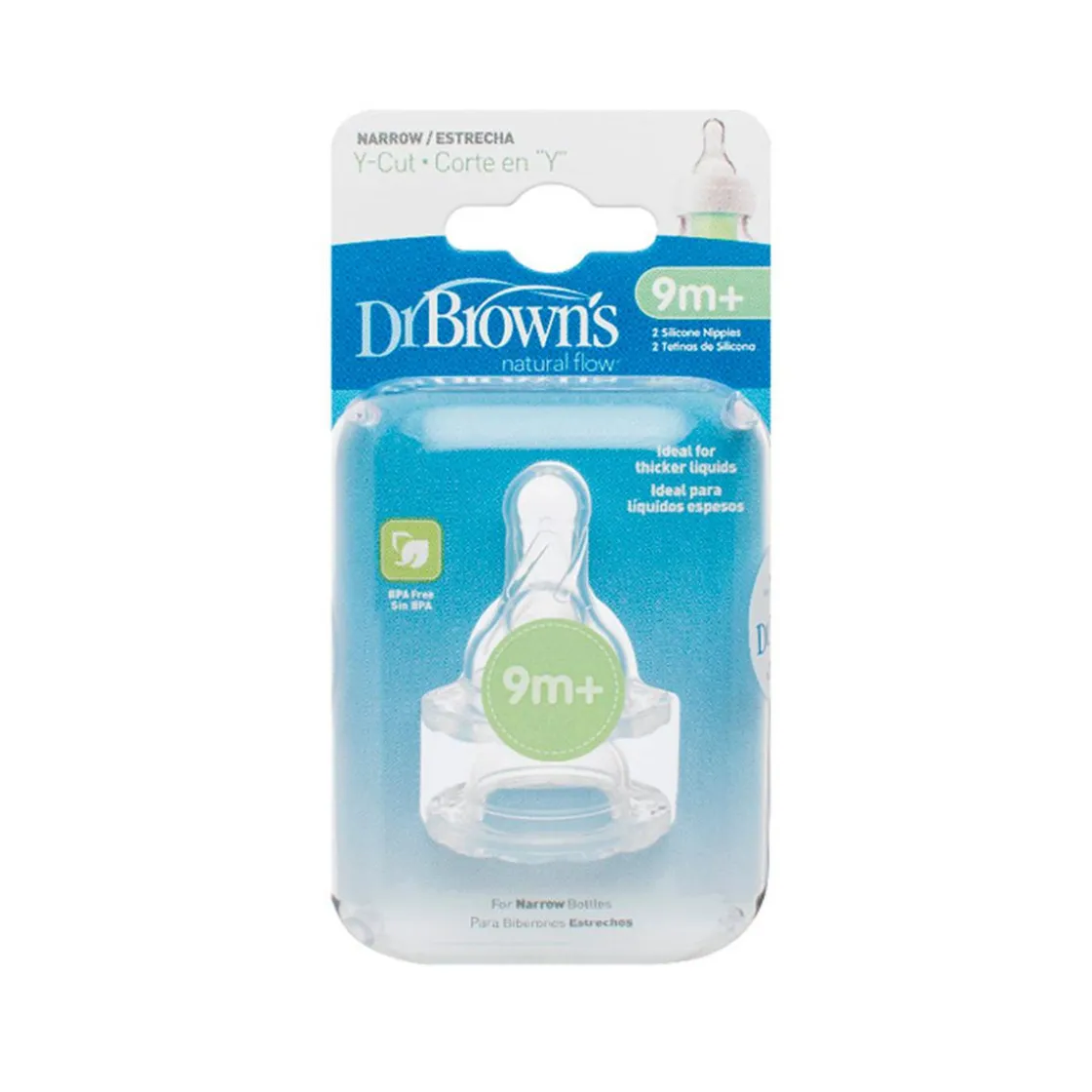 DR BROWN´S Dr. Brown's - Pack 2 Tetinas Options Estándar Corte Y