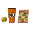 ABYSSE CORP Dragon Ball - Pack regalo de vaso + pin + cuaderno Dragon Ball ㅤ