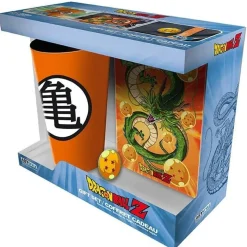 ABYSSE CORP Dragon Ball - Pack regalo de vaso + pin + cuaderno Dragon Ball ㅤ