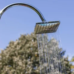 GRE Ducha solar PVC acabado negro 18L