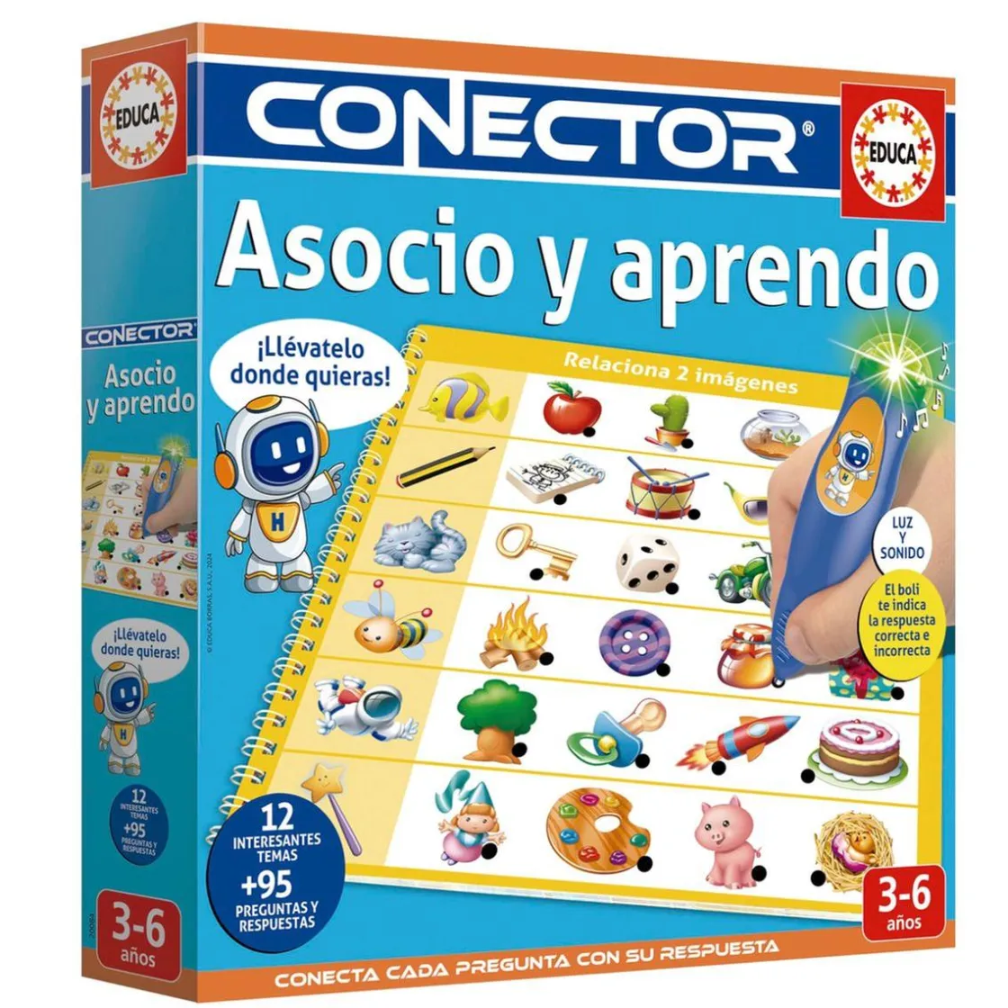 EDUCA BORRAS - Conector Asocio y Aprendo* Juguetes Educativos Y Libros|Juegos Y Puzzles