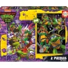 EDUCA BORRAS - Pack Doble Puzzle Tortugas Ninja ㅤ* Juegos Y Puzzles